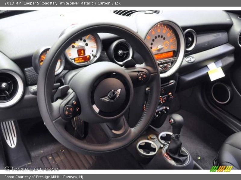 White Silver Metallic / Carbon Black 2013 Mini Cooper S Roadster