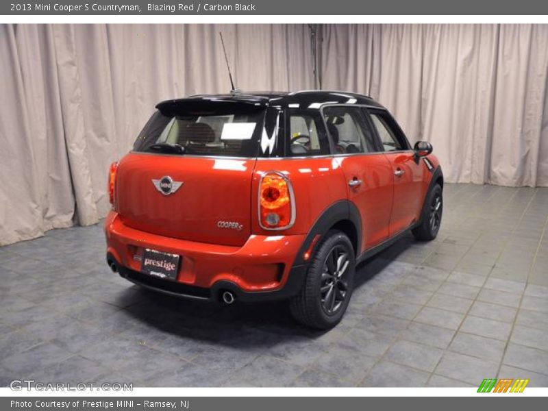 Blazing Red / Carbon Black 2013 Mini Cooper S Countryman