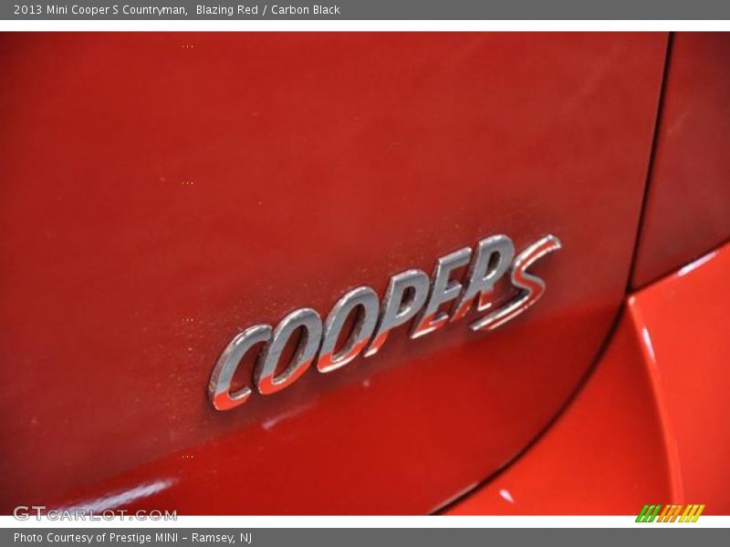 Blazing Red / Carbon Black 2013 Mini Cooper S Countryman