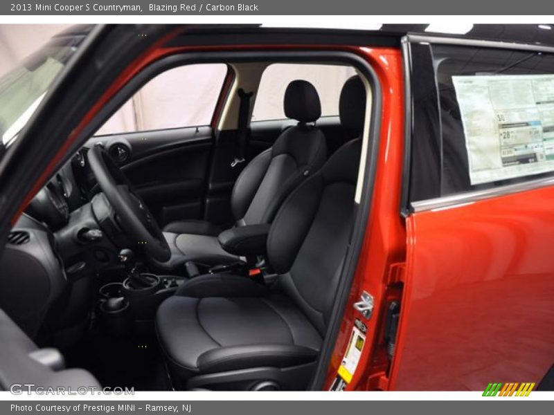 Blazing Red / Carbon Black 2013 Mini Cooper S Countryman