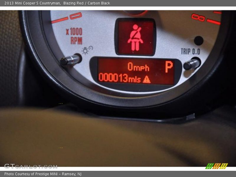 Blazing Red / Carbon Black 2013 Mini Cooper S Countryman