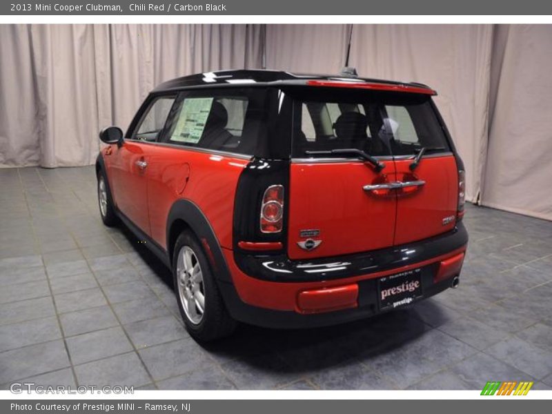 Chili Red / Carbon Black 2013 Mini Cooper Clubman