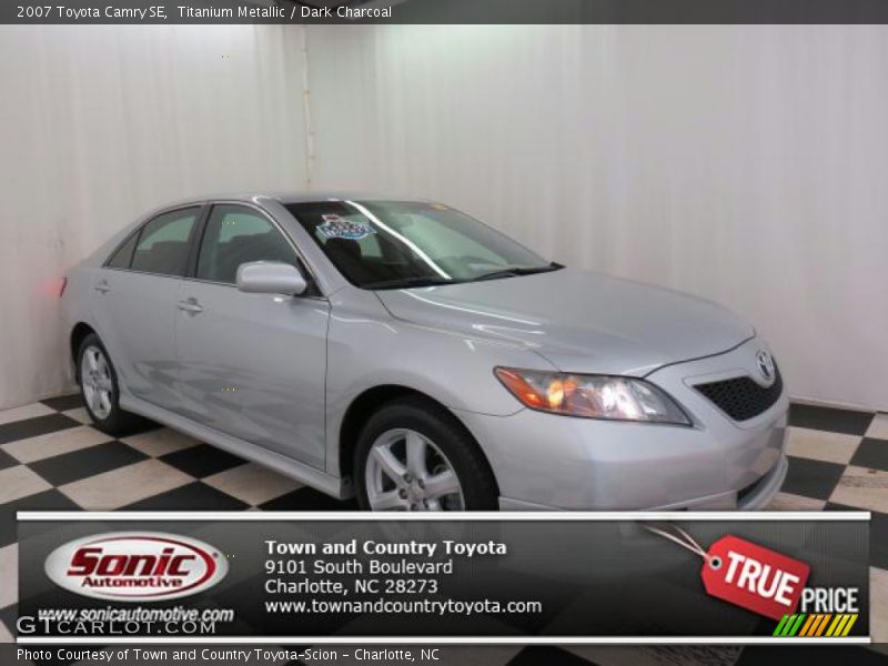 Titanium Metallic / Dark Charcoal 2007 Toyota Camry SE