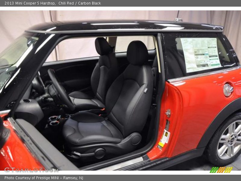 Chili Red / Carbon Black 2013 Mini Cooper S Hardtop