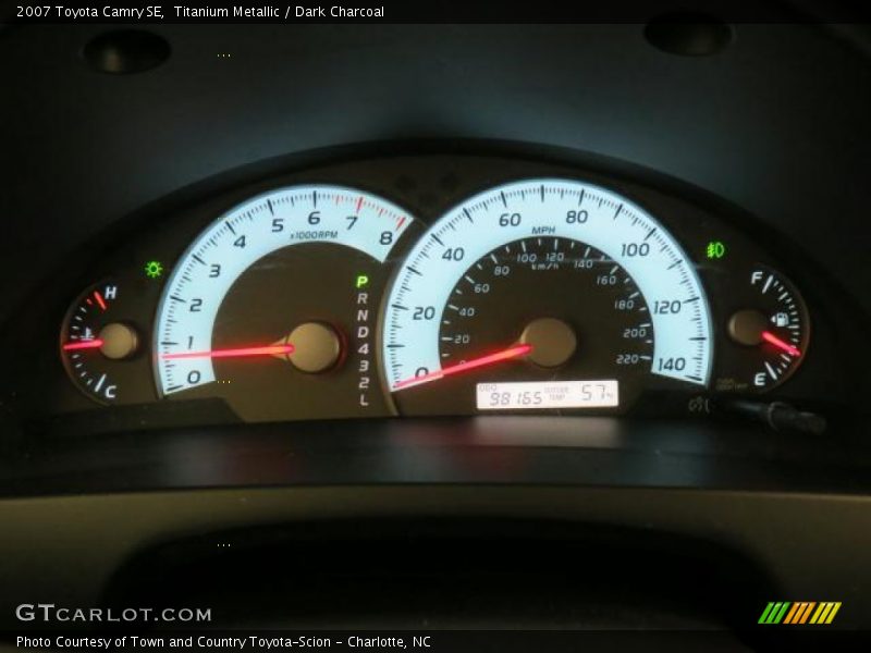 Titanium Metallic / Dark Charcoal 2007 Toyota Camry SE