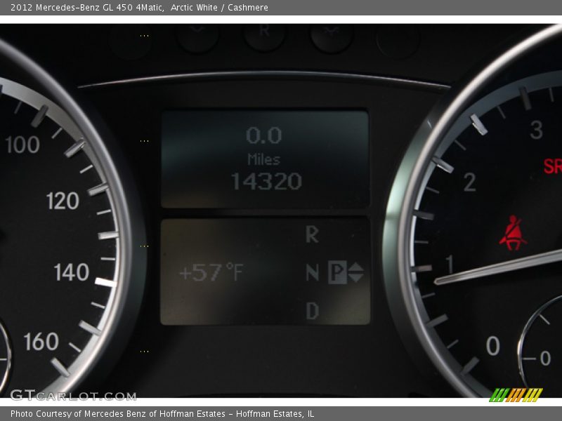 Arctic White / Cashmere 2012 Mercedes-Benz GL 450 4Matic