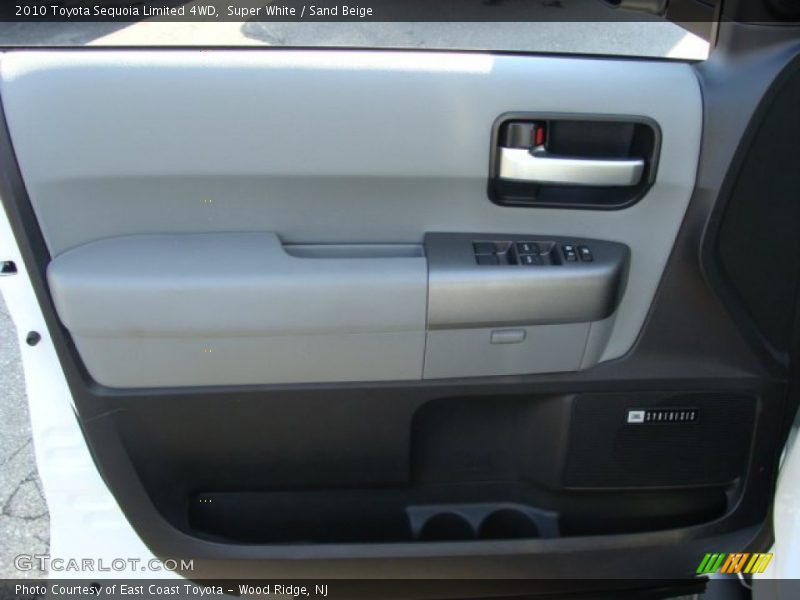 Super White / Sand Beige 2010 Toyota Sequoia Limited 4WD