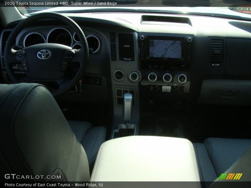 Super White / Sand Beige 2010 Toyota Sequoia Limited 4WD