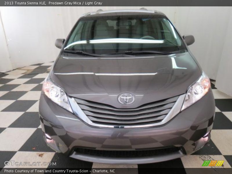 Predawn Gray Mica / Light Gray 2013 Toyota Sienna XLE