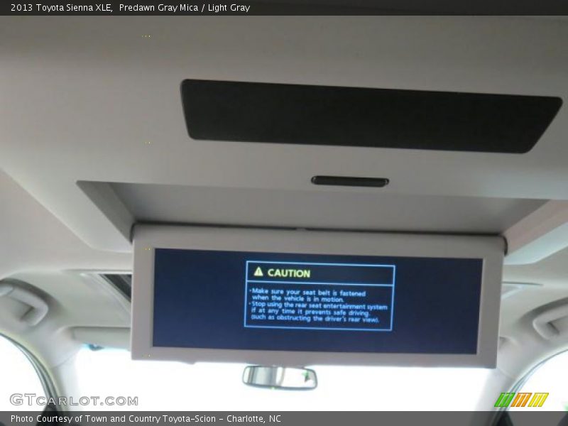 Predawn Gray Mica / Light Gray 2013 Toyota Sienna XLE