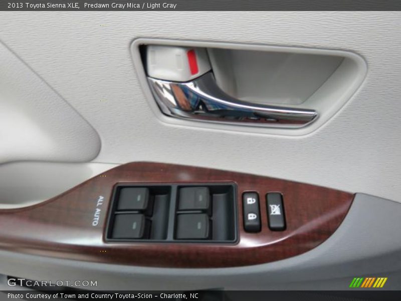 Predawn Gray Mica / Light Gray 2013 Toyota Sienna XLE