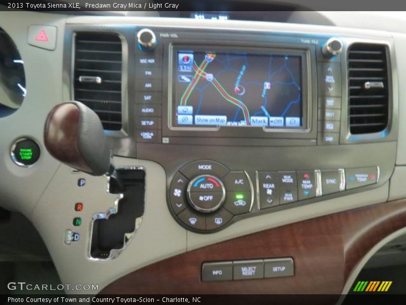 Predawn Gray Mica / Light Gray 2013 Toyota Sienna XLE