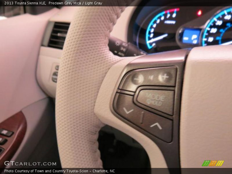 Predawn Gray Mica / Light Gray 2013 Toyota Sienna XLE