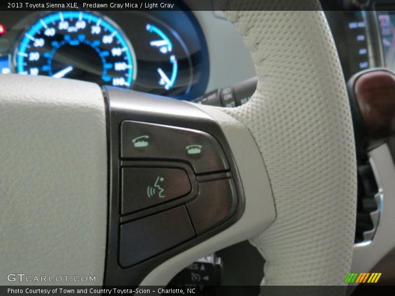 Predawn Gray Mica / Light Gray 2013 Toyota Sienna XLE