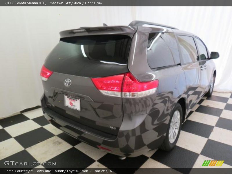 Predawn Gray Mica / Light Gray 2013 Toyota Sienna XLE