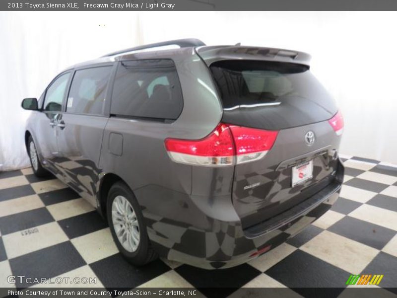 Predawn Gray Mica / Light Gray 2013 Toyota Sienna XLE