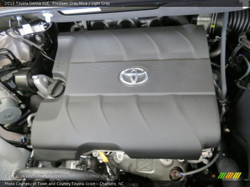 Predawn Gray Mica / Light Gray 2013 Toyota Sienna XLE