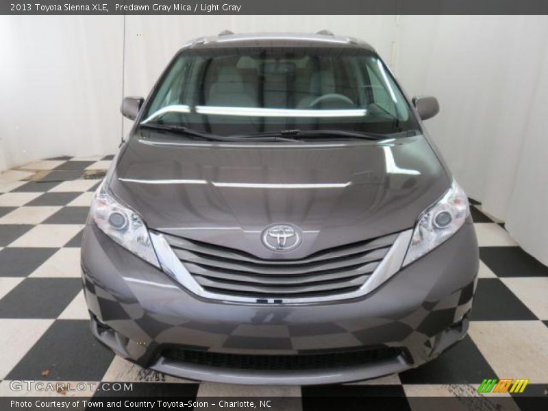 Predawn Gray Mica / Light Gray 2013 Toyota Sienna XLE