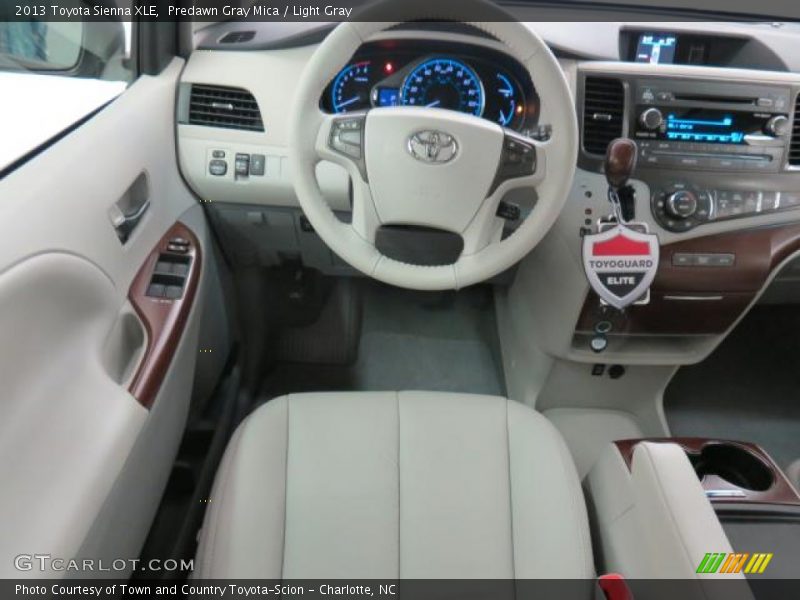 Predawn Gray Mica / Light Gray 2013 Toyota Sienna XLE