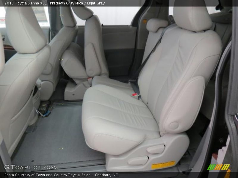 Predawn Gray Mica / Light Gray 2013 Toyota Sienna XLE