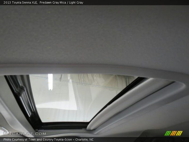 Predawn Gray Mica / Light Gray 2013 Toyota Sienna XLE