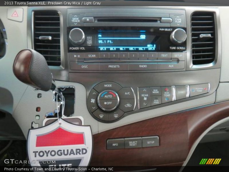 Predawn Gray Mica / Light Gray 2013 Toyota Sienna XLE