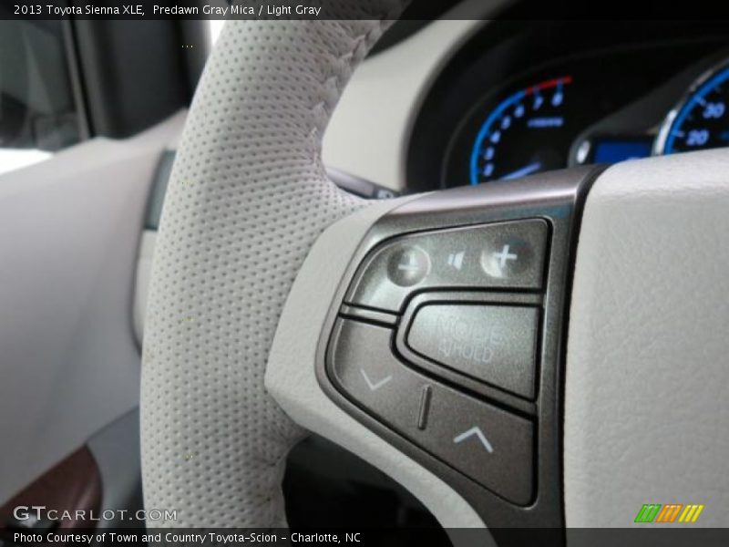 Predawn Gray Mica / Light Gray 2013 Toyota Sienna XLE