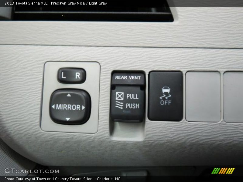 Predawn Gray Mica / Light Gray 2013 Toyota Sienna XLE
