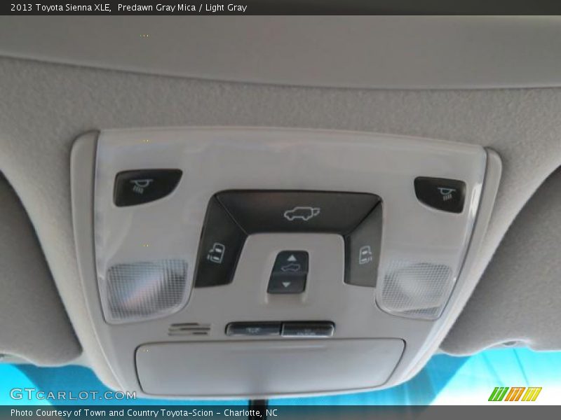 Predawn Gray Mica / Light Gray 2013 Toyota Sienna XLE