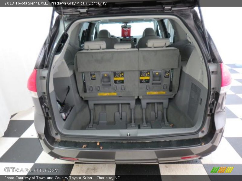 Predawn Gray Mica / Light Gray 2013 Toyota Sienna XLE