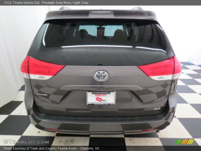 Predawn Gray Mica / Light Gray 2013 Toyota Sienna XLE