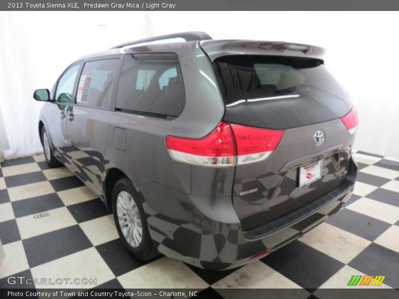 Predawn Gray Mica / Light Gray 2013 Toyota Sienna XLE