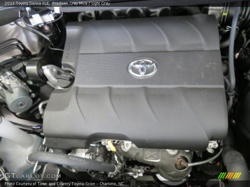 Predawn Gray Mica / Light Gray 2013 Toyota Sienna XLE