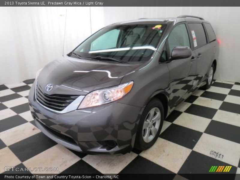 Predawn Gray Mica / Light Gray 2013 Toyota Sienna LE