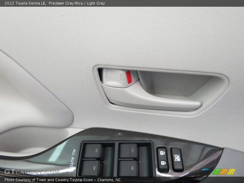 Predawn Gray Mica / Light Gray 2013 Toyota Sienna LE