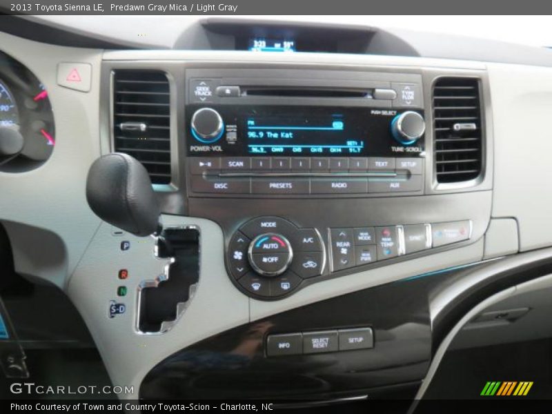 Predawn Gray Mica / Light Gray 2013 Toyota Sienna LE
