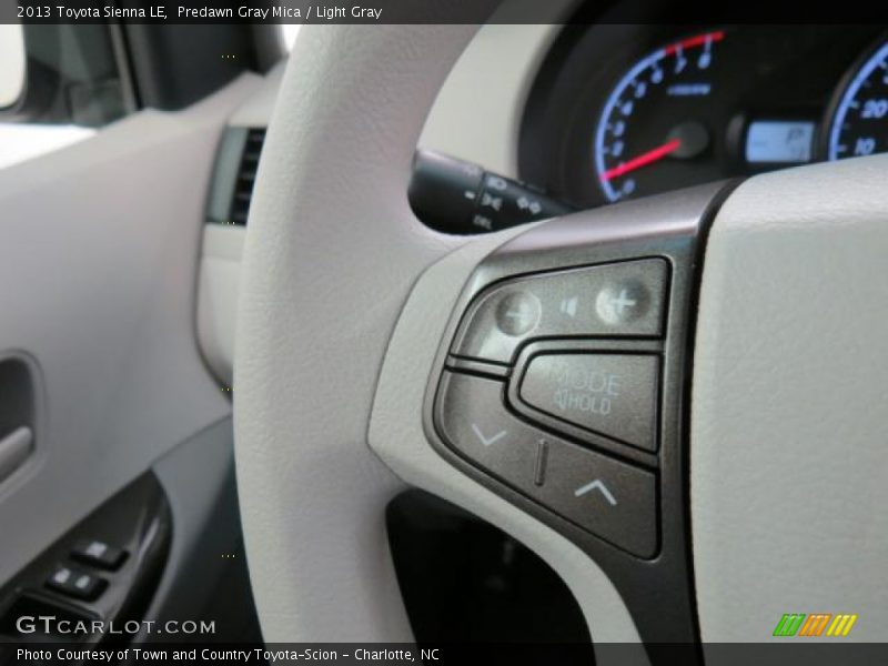 Predawn Gray Mica / Light Gray 2013 Toyota Sienna LE