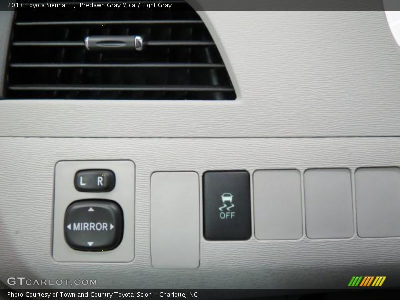 Predawn Gray Mica / Light Gray 2013 Toyota Sienna LE