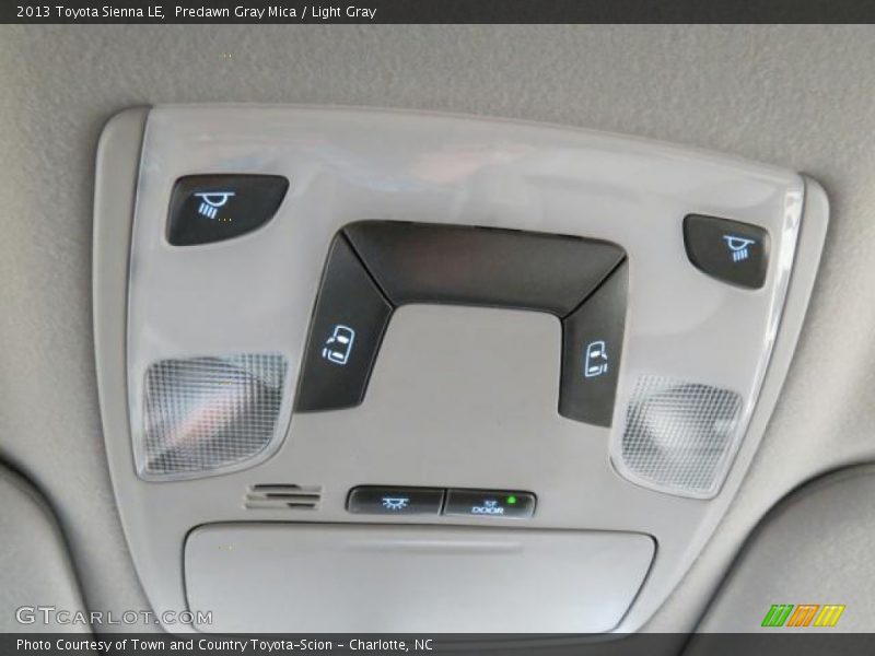 Predawn Gray Mica / Light Gray 2013 Toyota Sienna LE