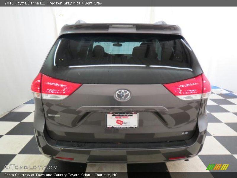 Predawn Gray Mica / Light Gray 2013 Toyota Sienna LE