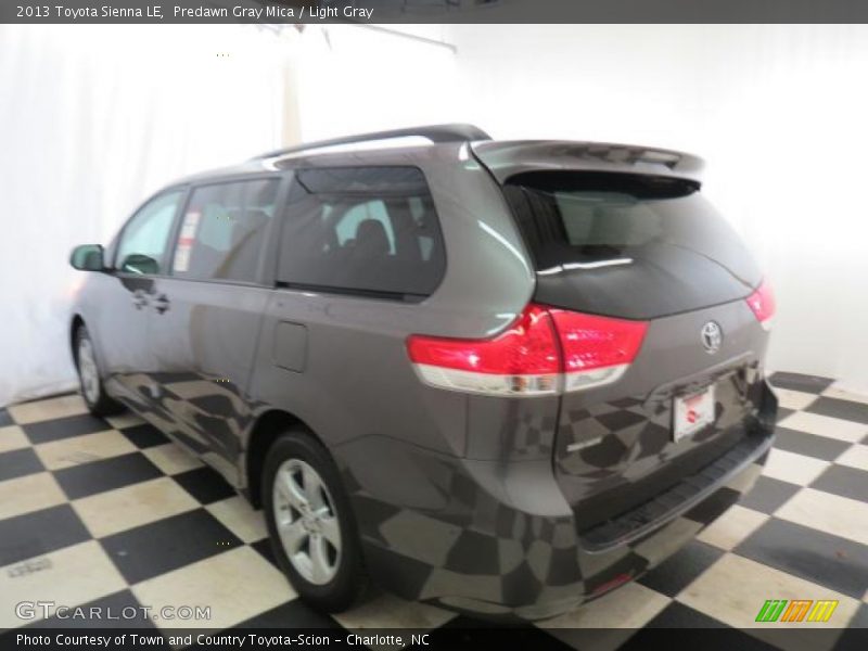 Predawn Gray Mica / Light Gray 2013 Toyota Sienna LE
