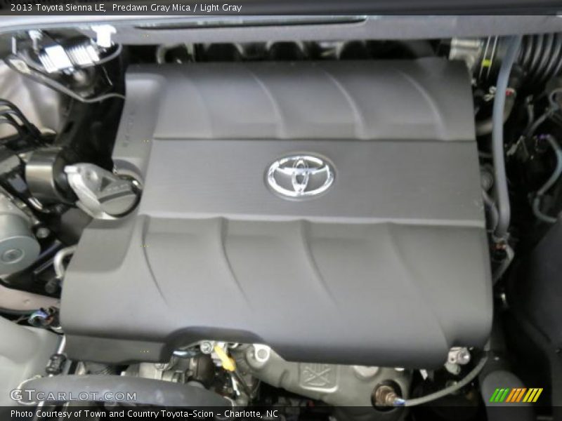 Predawn Gray Mica / Light Gray 2013 Toyota Sienna LE