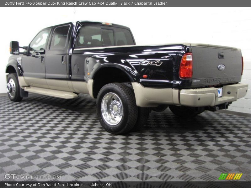 Black / Chaparral Leather 2008 Ford F450 Super Duty King Ranch Crew Cab 4x4 Dually