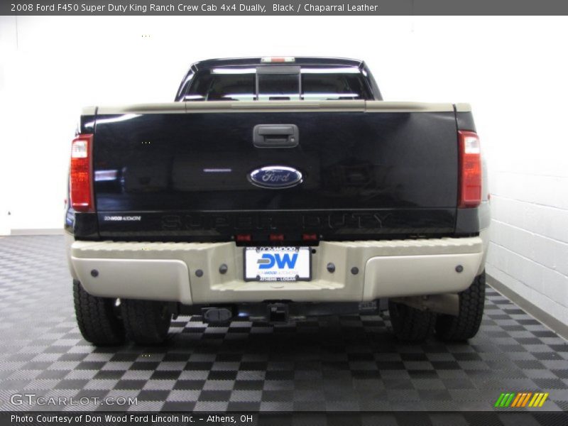 Black / Chaparral Leather 2008 Ford F450 Super Duty King Ranch Crew Cab 4x4 Dually