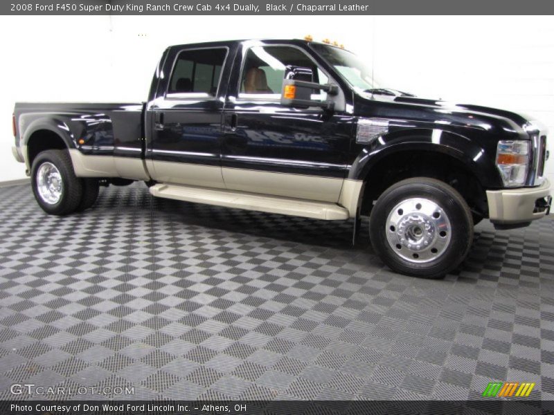 Black / Chaparral Leather 2008 Ford F450 Super Duty King Ranch Crew Cab 4x4 Dually
