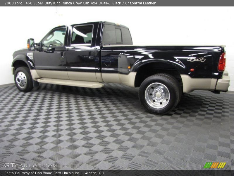 Black / Chaparral Leather 2008 Ford F450 Super Duty King Ranch Crew Cab 4x4 Dually