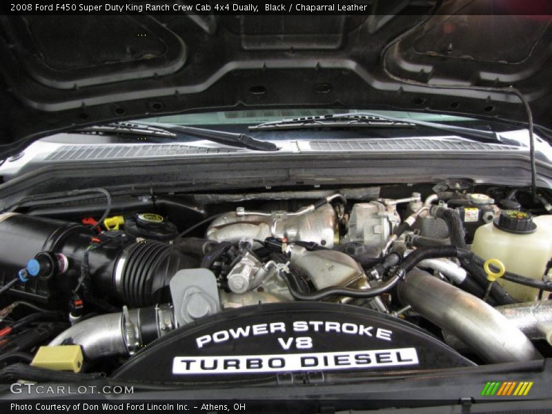 Black / Chaparral Leather 2008 Ford F450 Super Duty King Ranch Crew Cab 4x4 Dually