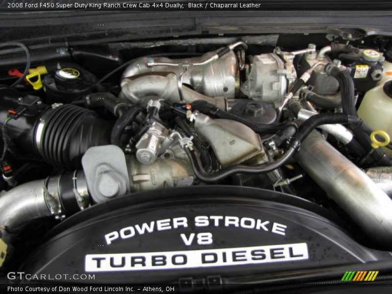 Black / Chaparral Leather 2008 Ford F450 Super Duty King Ranch Crew Cab 4x4 Dually