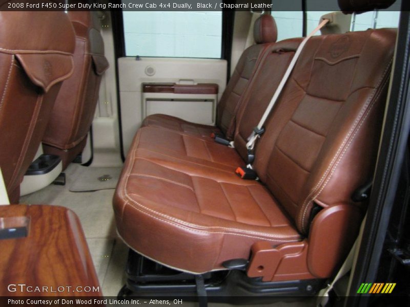 Black / Chaparral Leather 2008 Ford F450 Super Duty King Ranch Crew Cab 4x4 Dually