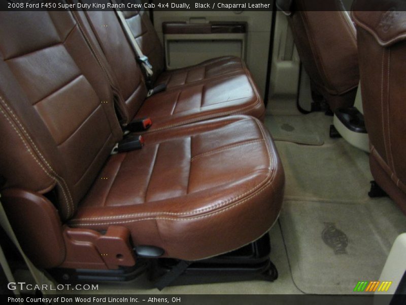 Black / Chaparral Leather 2008 Ford F450 Super Duty King Ranch Crew Cab 4x4 Dually
